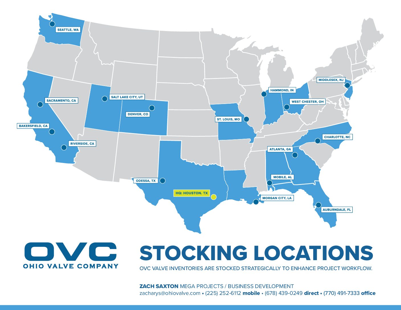 OVC Stocking Location Map