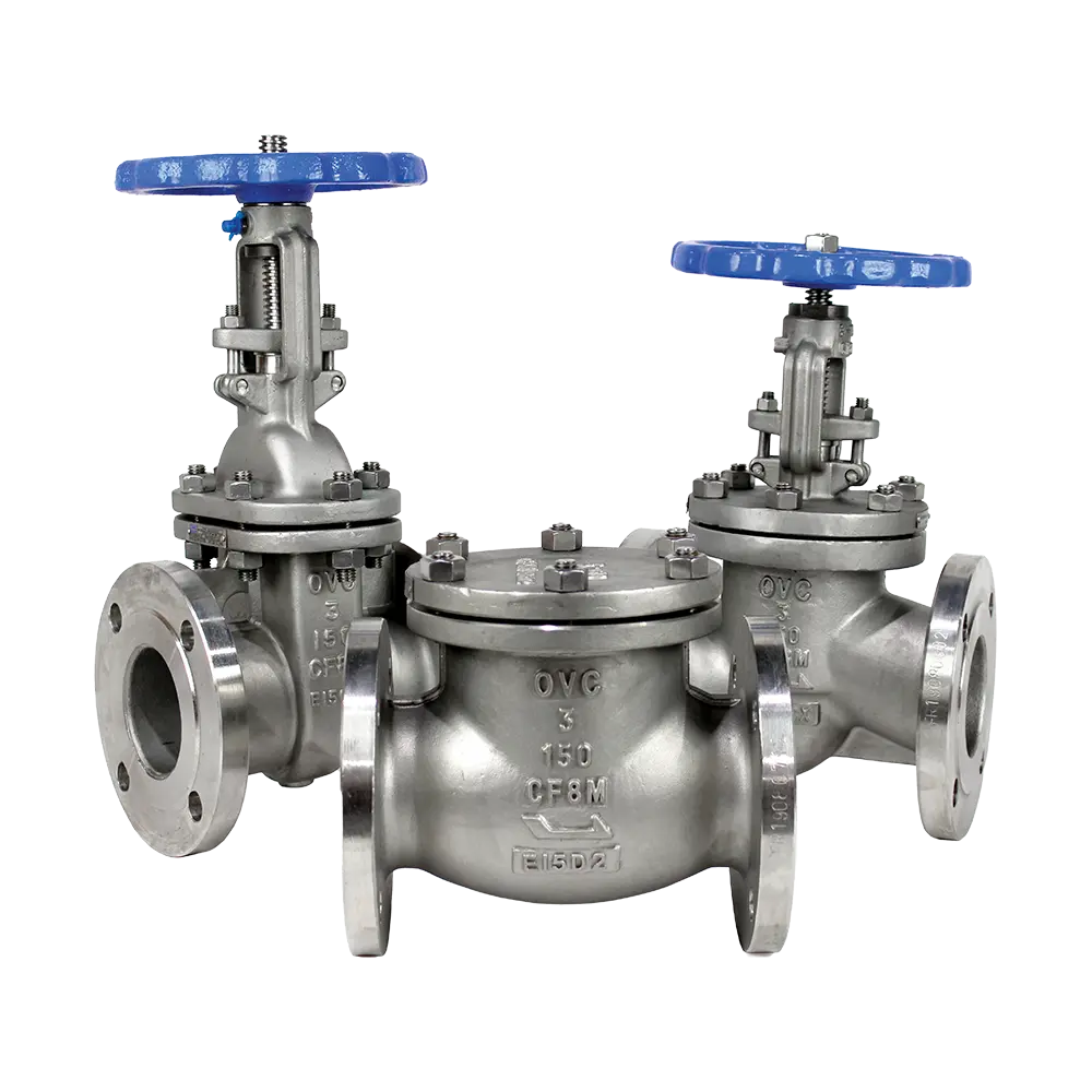 OVC Cast Stainless Steel API 603 Gate, Globe & Check Valves