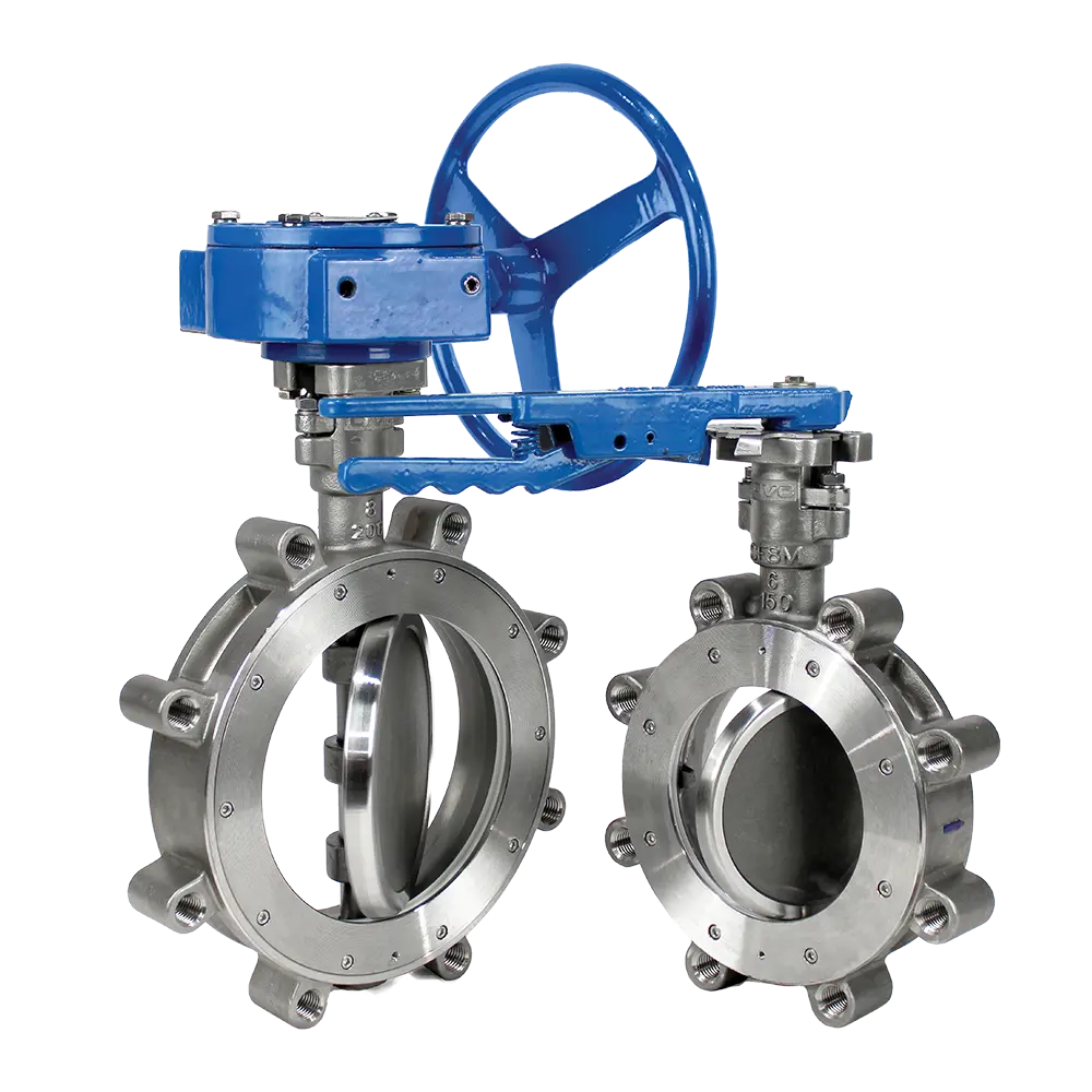 HPSS Series Stainless Steel High Performance Butterfly Valve, Double Offset