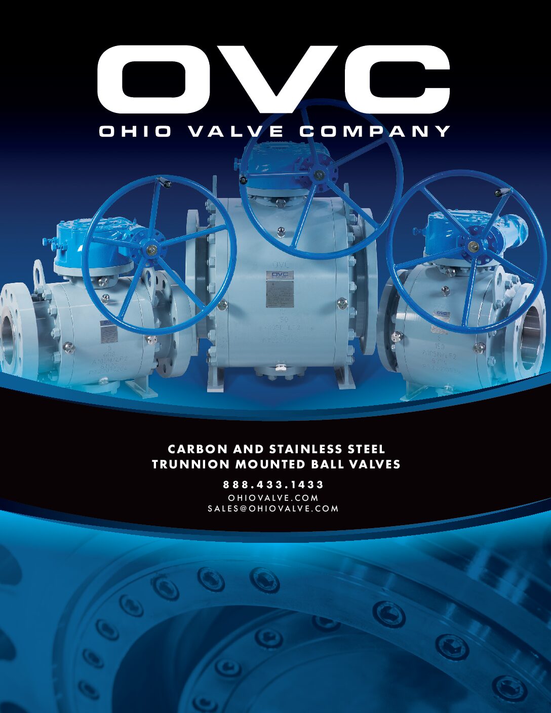 OVC Trunnion Mounted Ball Valve Catalog