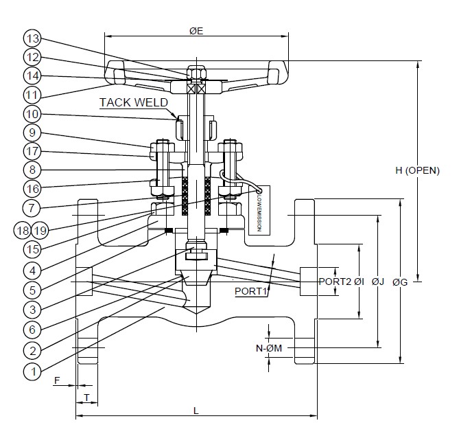 GLN300FE Certified Drawing