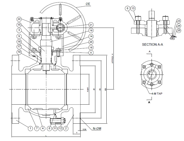 256F150FS10 Certified Drawing