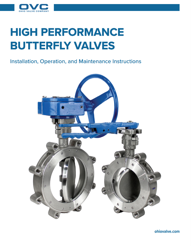 OVC High Performance Butterfly Valve IOM